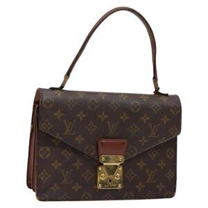Authentic LOUIS VUITTON Monogram Monceau 26 Shoulder Bag M51187 LV